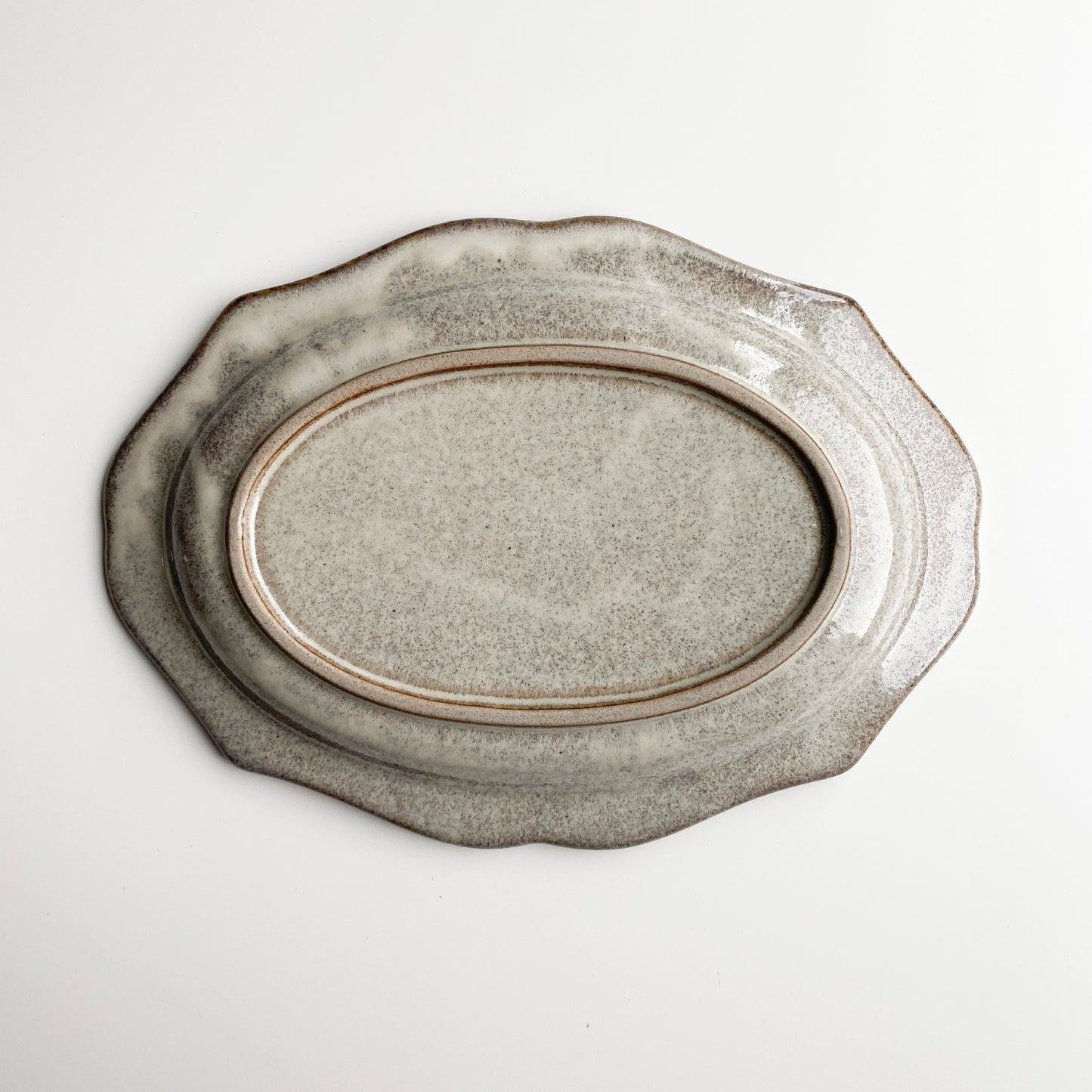 Mino ware Plate O - Beige
