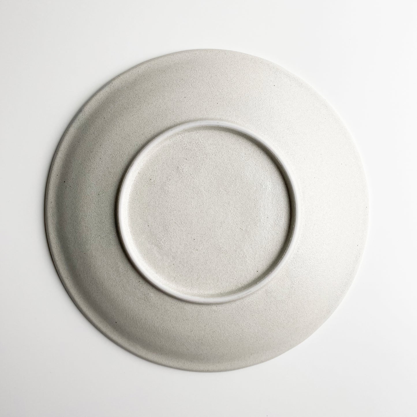 Mino ware Plate M - Linker White