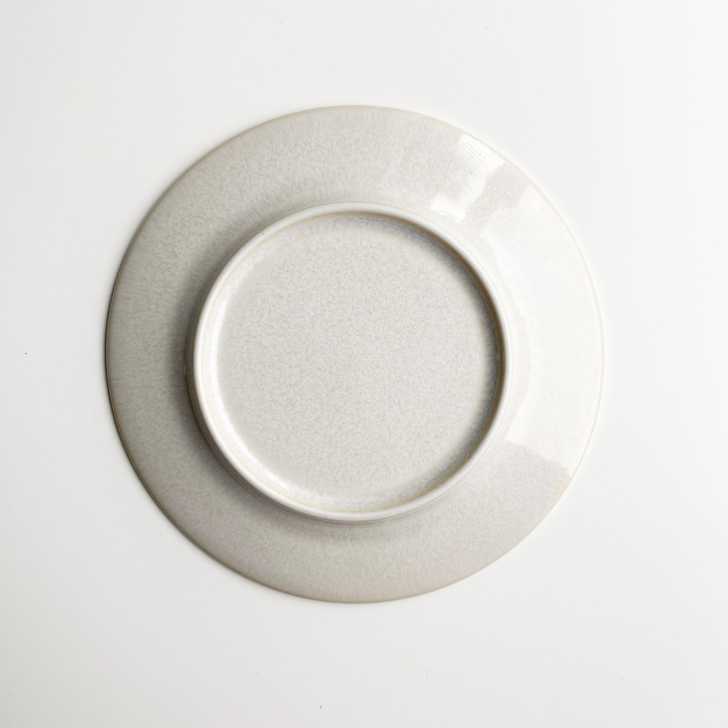 Mino ware Plate M - Lace Ecru