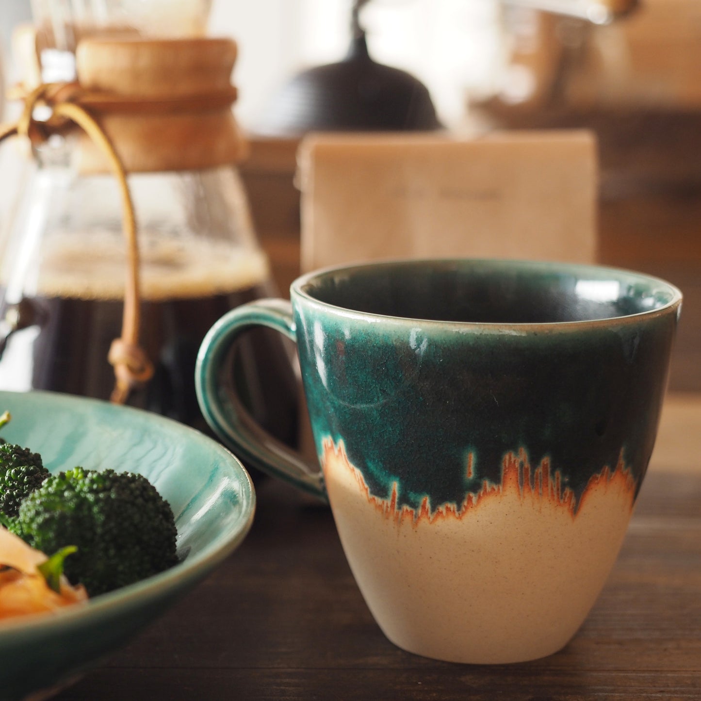Mug - Glossy Pottery - Turkey Blue