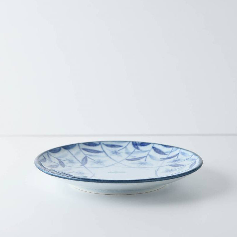 Mino ware Plate Balloon Flower