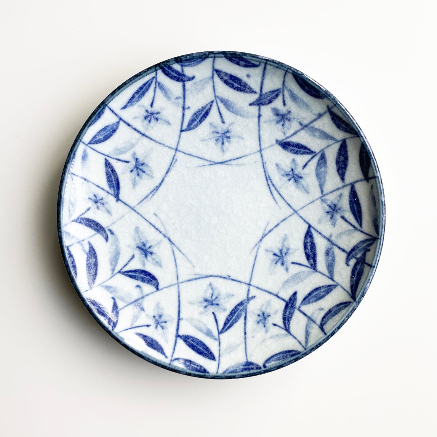 Mino ware Plate Balloon Flower