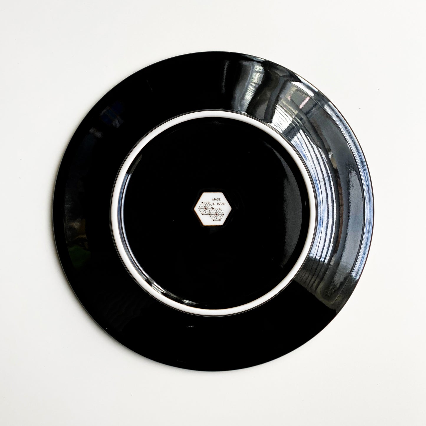 Mino ware Plate M - Asagara-tunagi