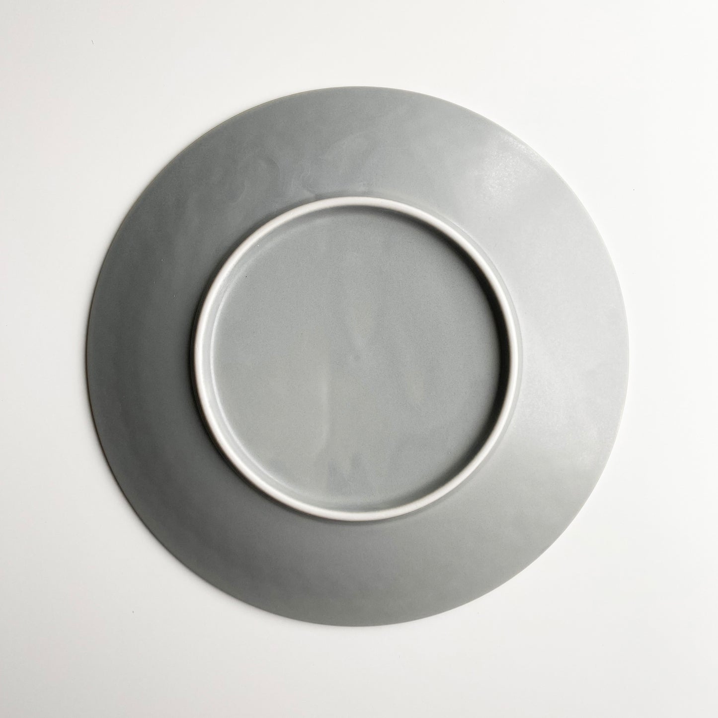Mino ware Plate L - Gray