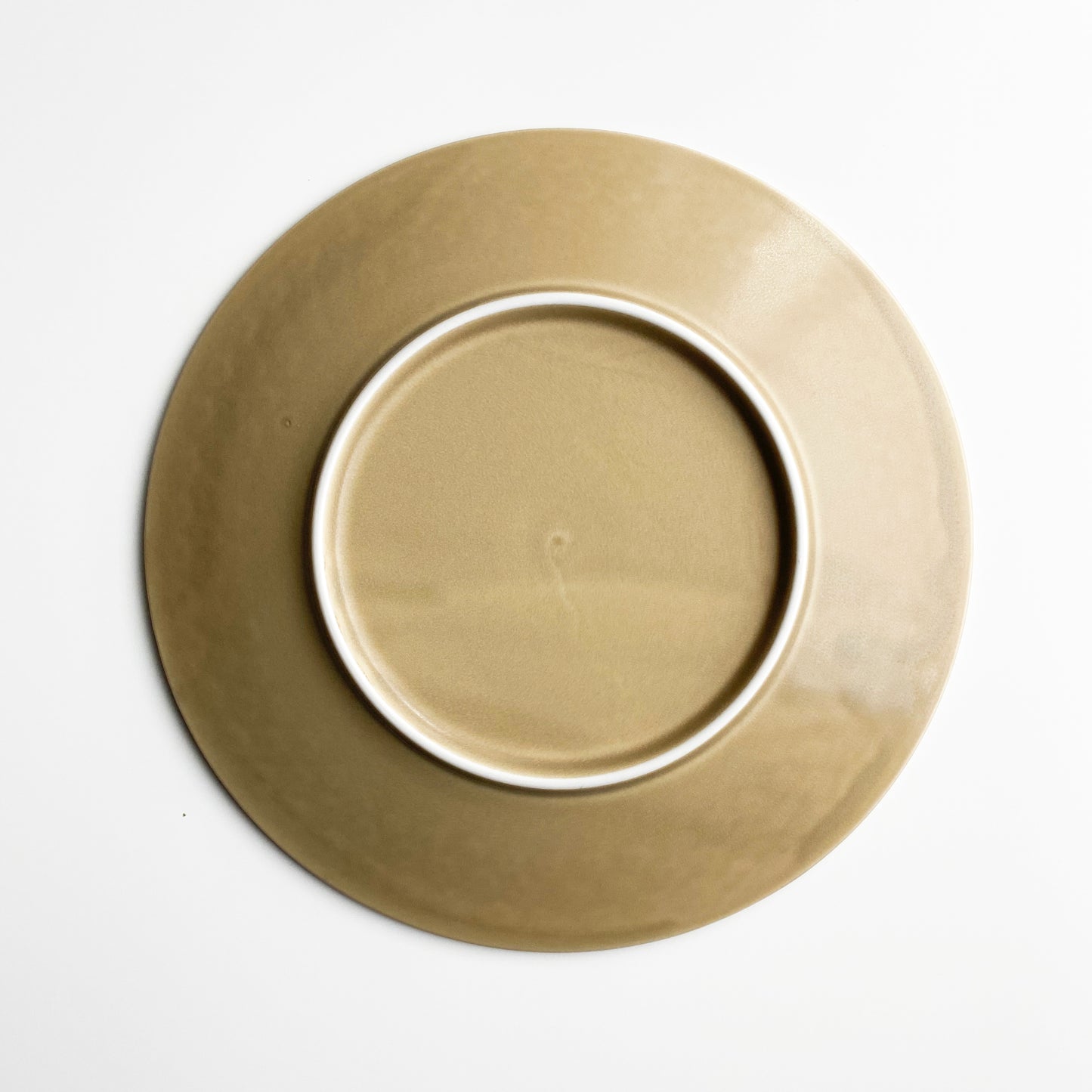 Mino ware Plate L - Yellow Ocher