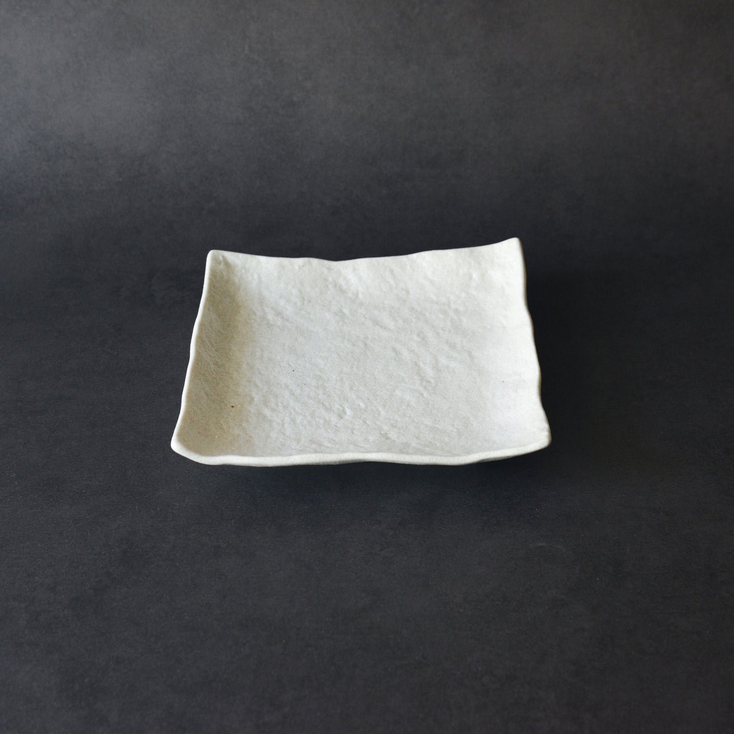 Mino ware Square Dish Set - White - 2 Pieces