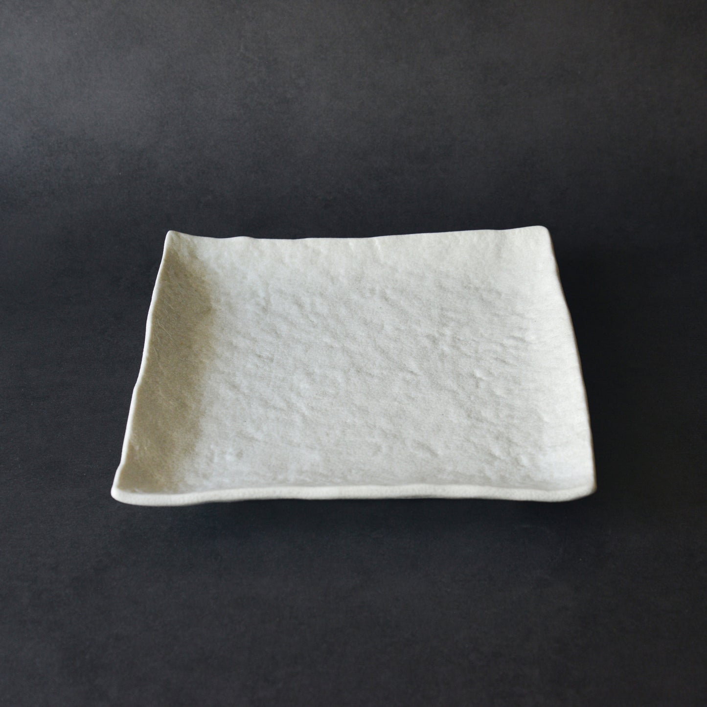 Mino ware Square Dish Set - White - 2 Pieces