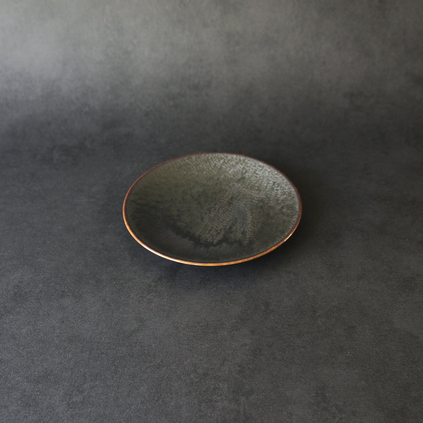 Mino ware Plate Set - Sakurage Black - 2 Pieces