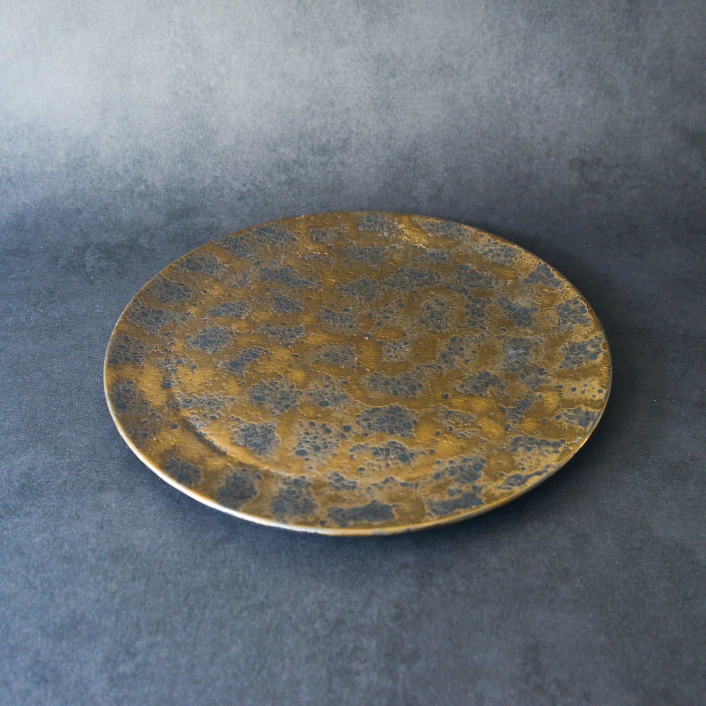 Mino ware Plate Set - Sumikin Flat Plate - 2 Pieces