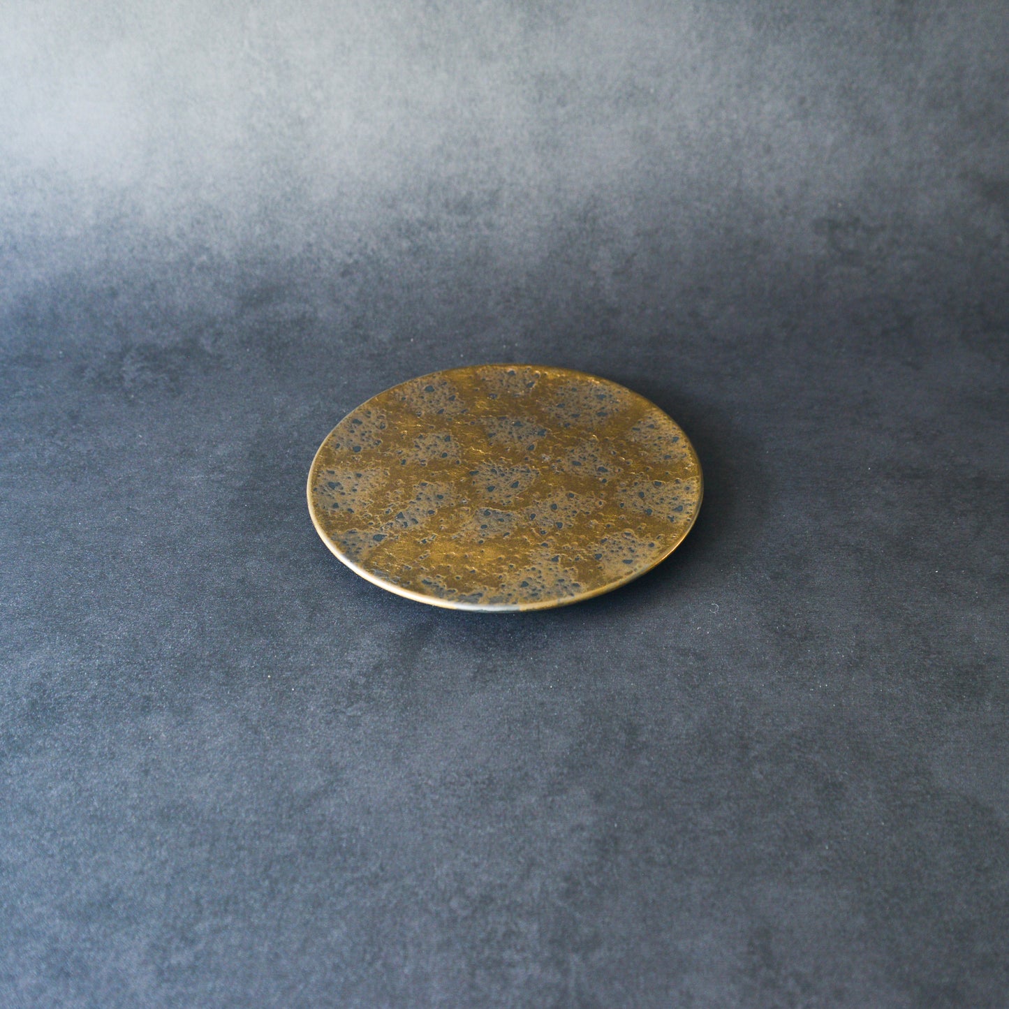 Mino ware Plate Set - Sumikin Flat Plate - 2 Pieces