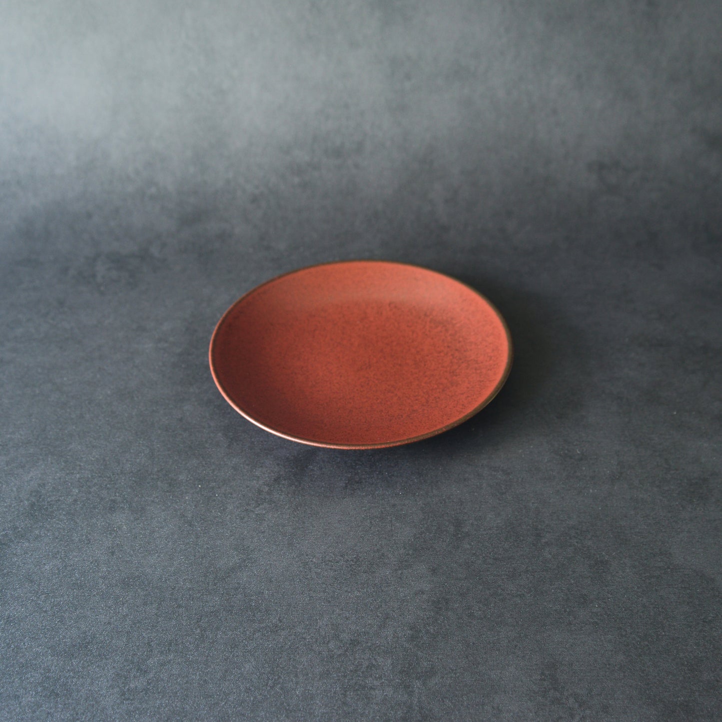 Mino ware Plate Set - Scarlet Red - 4 Pieces