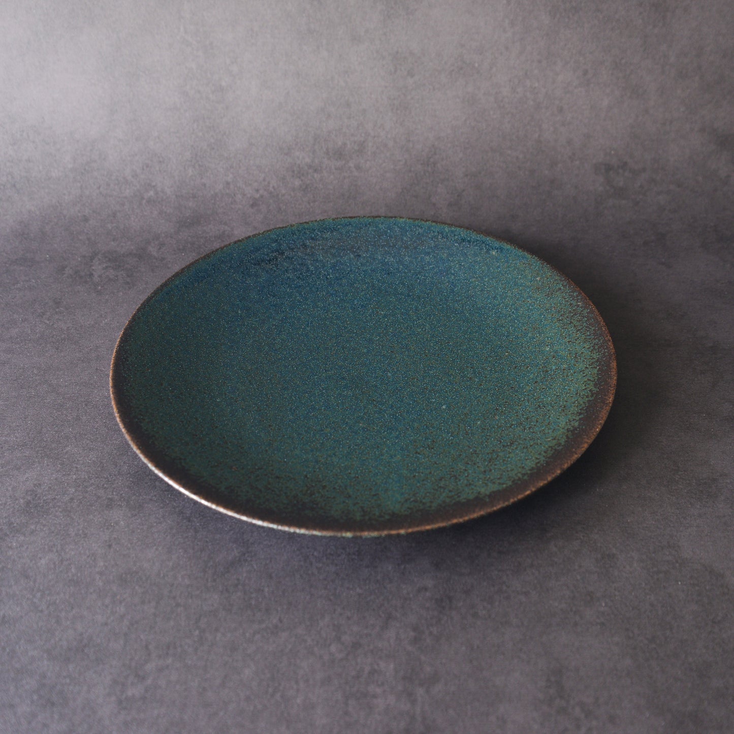 Mino ware Plate Set - Black Drop - 4 Pieces