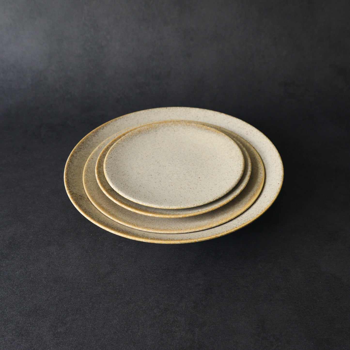 Mino ware Plate Set - Silk Robe - 4 Pieces