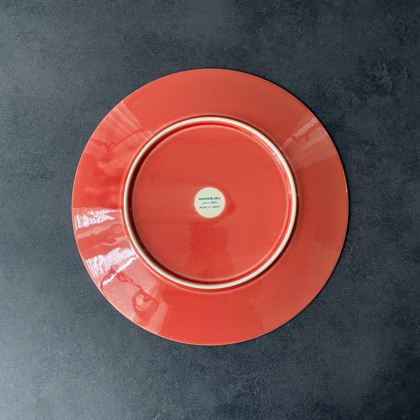 Crimson Dusk – Mino ware 27cm Plate