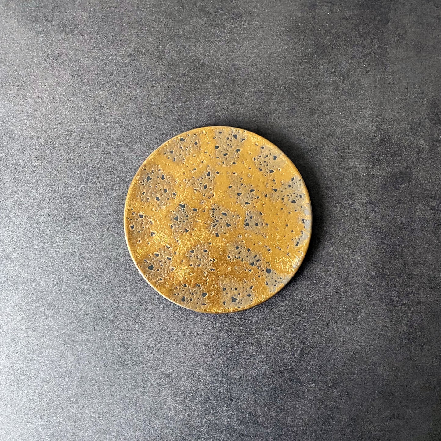 Flat Ember – Mino ware Plate Set - 2 Pieces