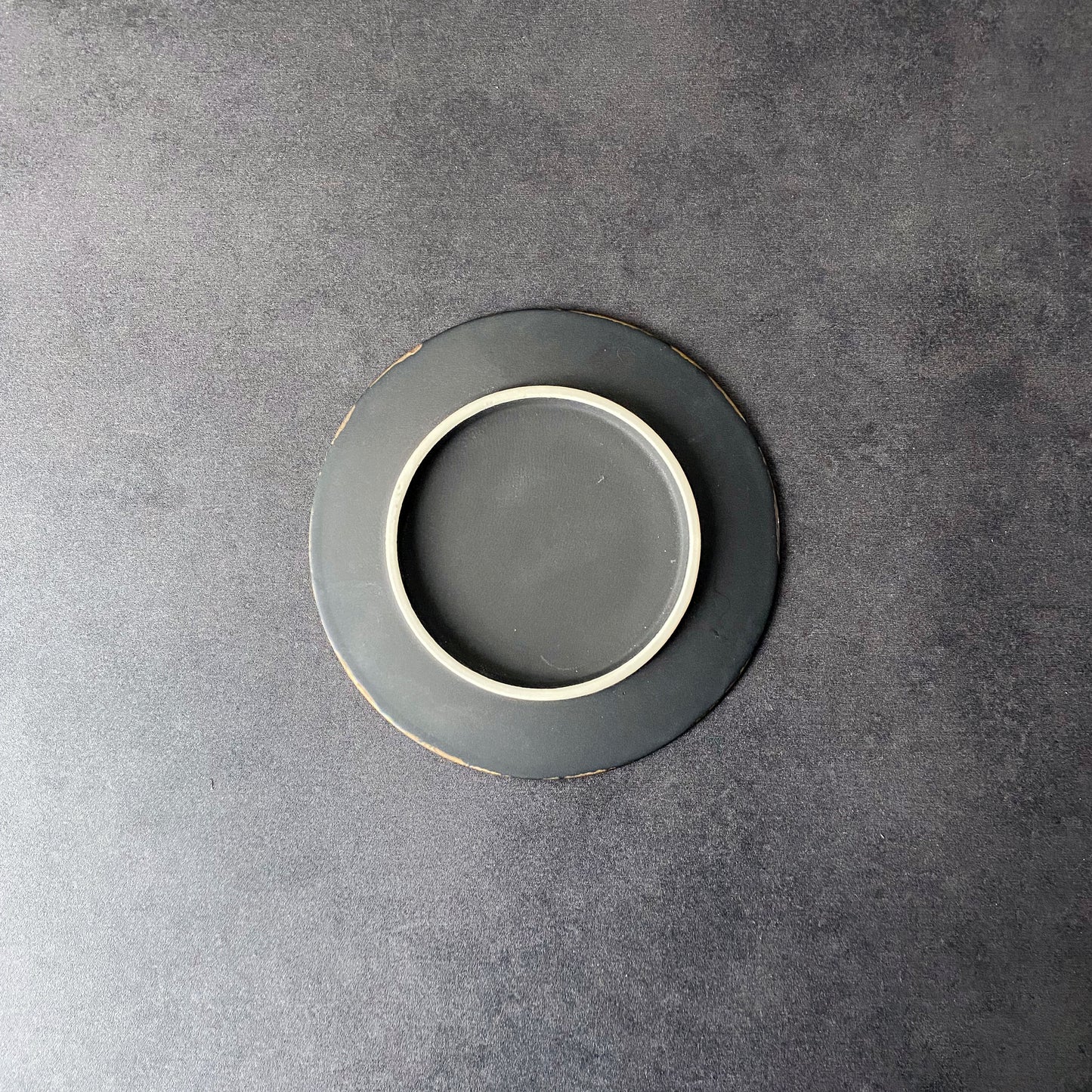 Flat Ember – Mino ware Plate Set - 2 Pieces