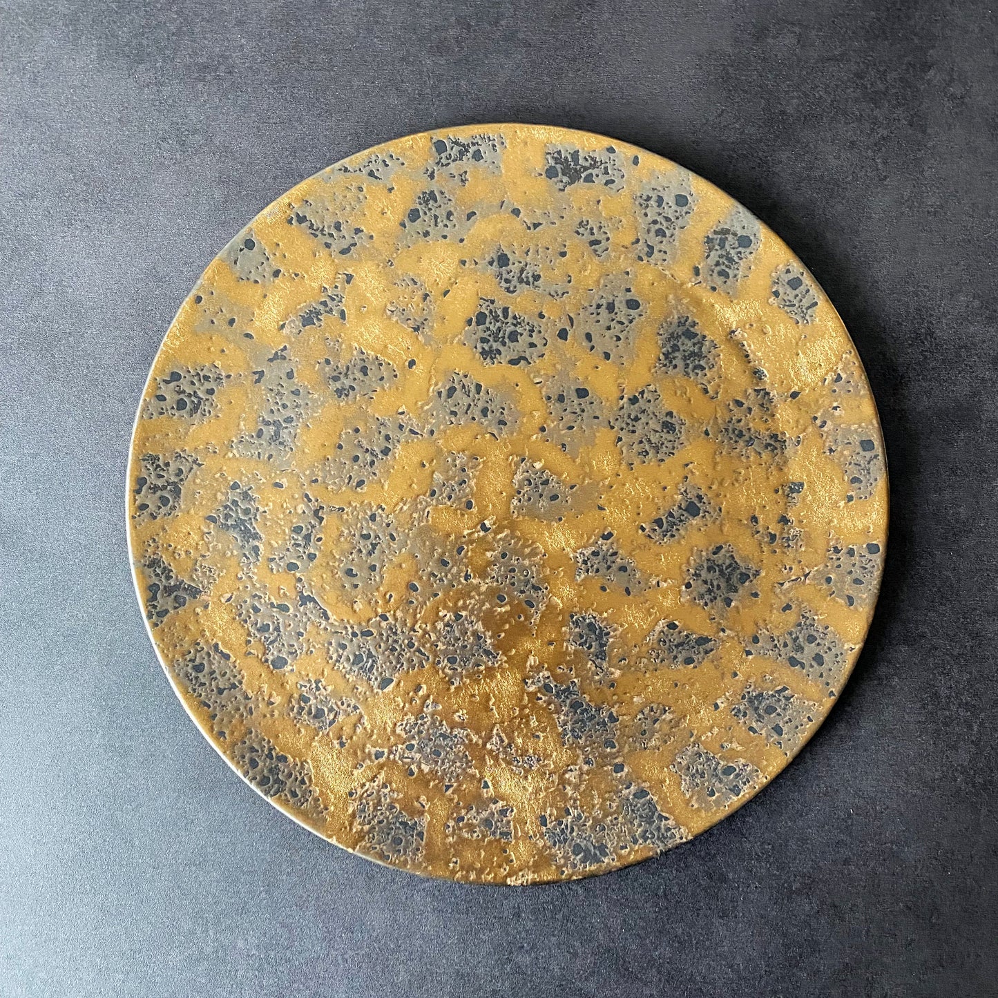 Flat Ember – Mino ware Plate Set - 2 Pieces