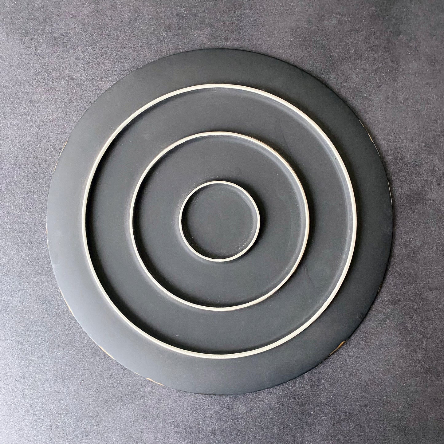 Flat Ember – Mino ware Plate Set - 2 Pieces