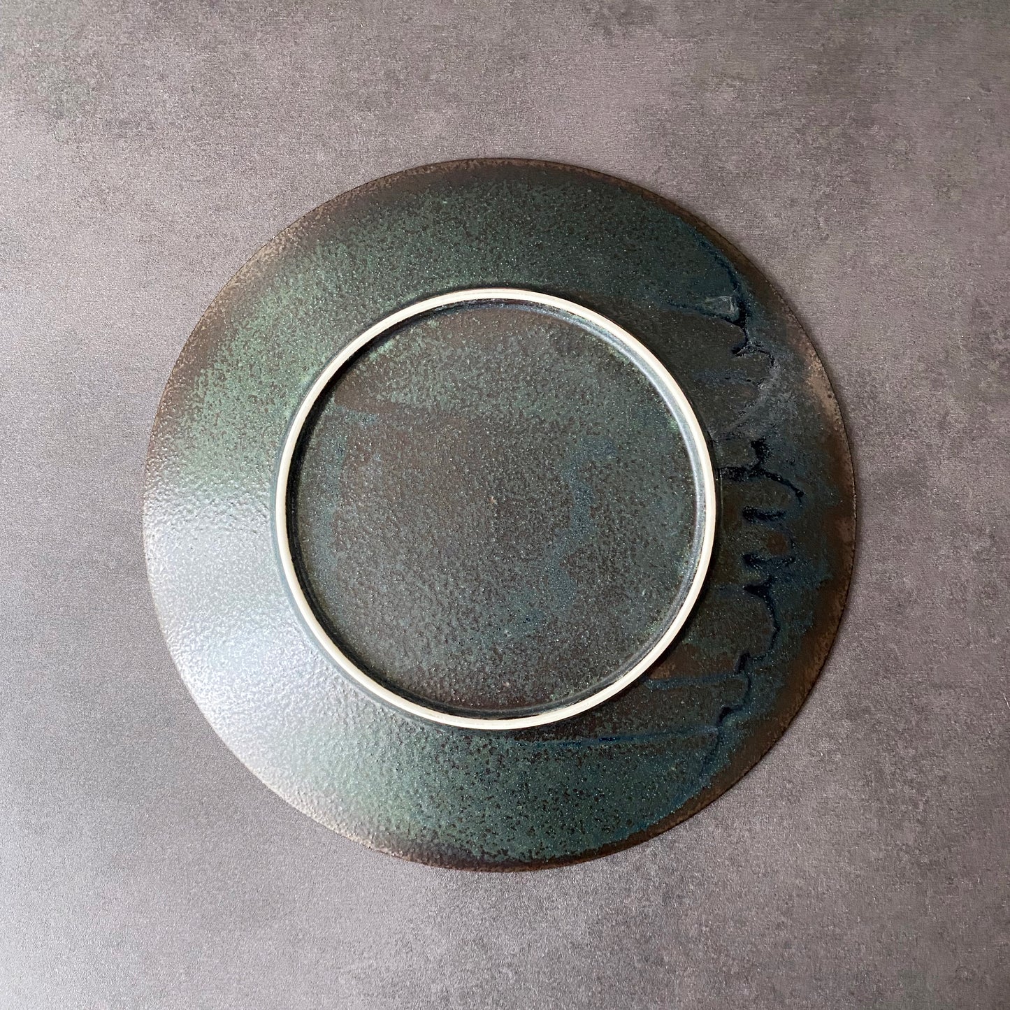 Inkfall – Mino ware Plate Set - 4 Pieces