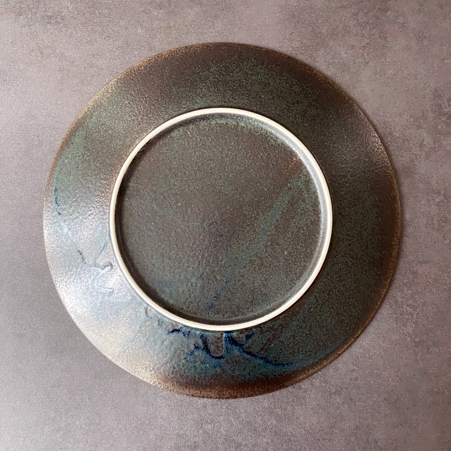 Inkfall – Mino ware Plate Set - 4 Pieces
