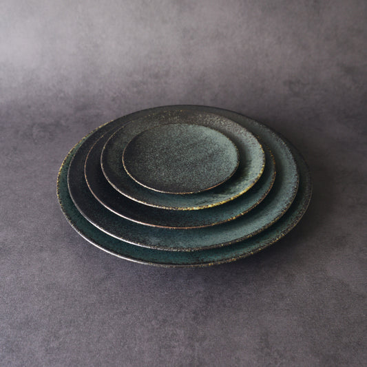 Mino ware Plate Set - Aijun - 5 Pieces