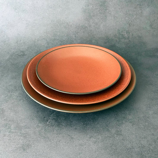 Rose Veil – Mino ware Plate Set - 4 Pieces